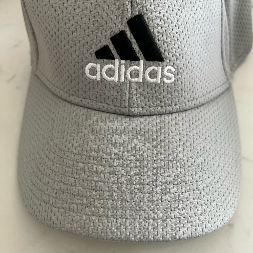 Adidas Baseball Hat Gray Athletic Trendy Cap